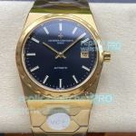 VC+ Factory Swiss Clone Vacheron Constantin Historiques 222 Black Face Gold Watch 